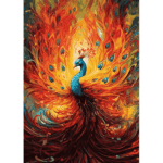 پازل 1500 تکه آرت پازل طرح Legendary Peacock کد 5404