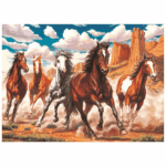 پازل 1000 تکه آرت پازل طرح Galloping in the Valley کد 4224 - Image 2