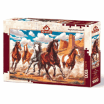 پازل 1000 تکه آرت پازل طرح Galloping in the Valley کد 4224