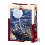پازل 1000 تکه آرت پازل طرح Full Moon Wolves کد 5217
