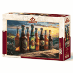 پازل 1000 تکه آرت پازل طرح Retro Beer Bottles کد 5262