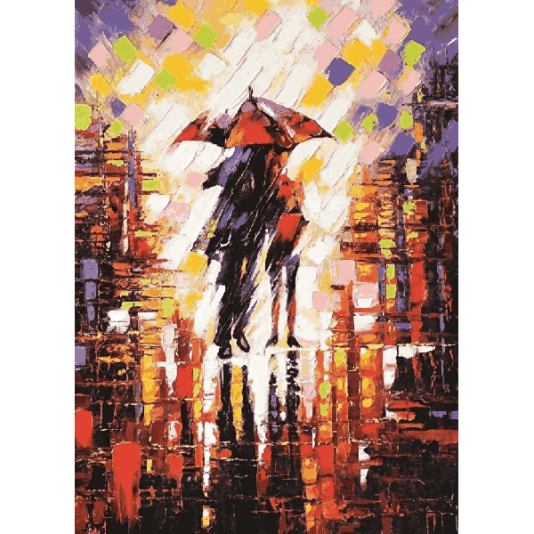 پازل 500 تکه آرت پازل طرح Love Under The Umbrella کد 5090