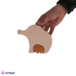 اسباب بازی چوبی مدل فیل بسته 3 عددی کد 01