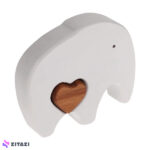 اسباب بازی چوبی مدل فیل بسته 3 عددی کد 01