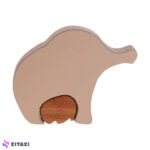 اسباب بازی چوبی مدل فیل بسته 3 عددی کد 01
