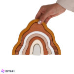 اسباب بازی چوبی کالرمو مدل رنگین کمان کد 02