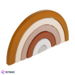 اسباب بازی چوبی کالرمو مدل رنگین کمان کد 03
