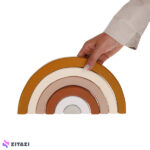 اسباب بازی چوبی کالرمو مدل رنگین کمان کد 03