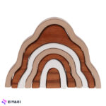 اسباب بازی چوبی کالرمو مدل رنگین کمان کد 07