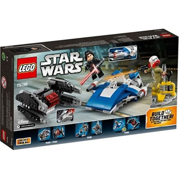 لگو سری استاروارز مدل A-Wing vs. TIE Silencer Microfighters کد 75196