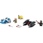 لگو سری استاروارز مدل A-Wing vs. TIE Silencer Microfighters کد 75196