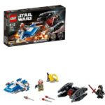 لگو سری استاروارز مدل A-Wing vs. TIE Silencer Microfighters کد 75196