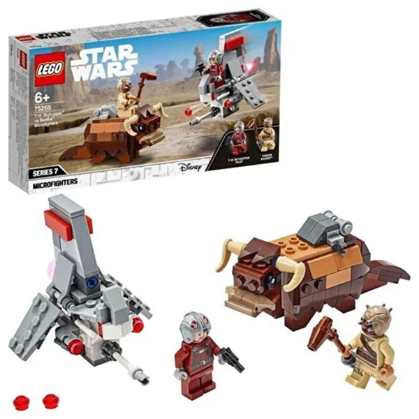 لگو سری استاروارز مدل T-16 Skyhopper vs Bantha Microfighters کد 75265