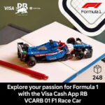 لگو سری اسپید مدل Visa Cash App RB VCARB 01 F1 Race Car کد 77246
