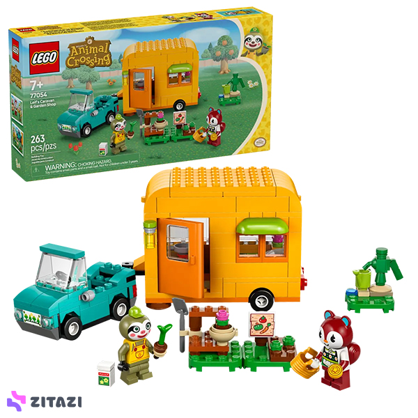 لگو سری انیمال کراسینگ مدل Leif's Caravan & Garden Shop کد 77054