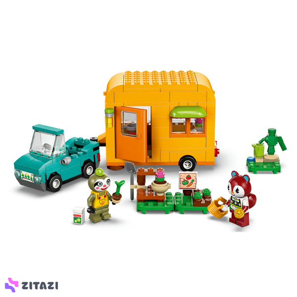لگو سری انیمال کراسینگ مدل Leif's Caravan & Garden Shop کد 77054