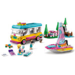 لگو سری فرندز مدل Forest Camper Van and Sailboat کد 41681