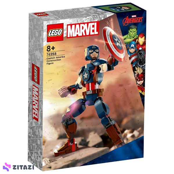 لگو سری مارول مدل Captain America Construction Figure کد 76258