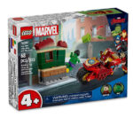 لگو سری مارول مدل Iron Man with Bike and The Hulk کد 76287