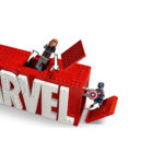 لگو سری مارول مدل MARVEL Logo & Minifigures کد 76313