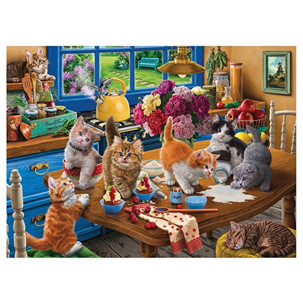 پازل 1000 تکه آناتولین طرح Kitchen Cats کد 1114