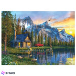 پازل 1000 تکه آناتولین مدل Sunset Cabin کد 1024