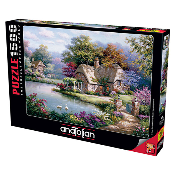 پازل 1500 تکه آناتولین طرح The Swan Cottage کد 4529