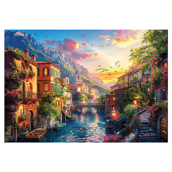پازل 2000 تکه آناتولین طرح Mediterranean Village کد 3969