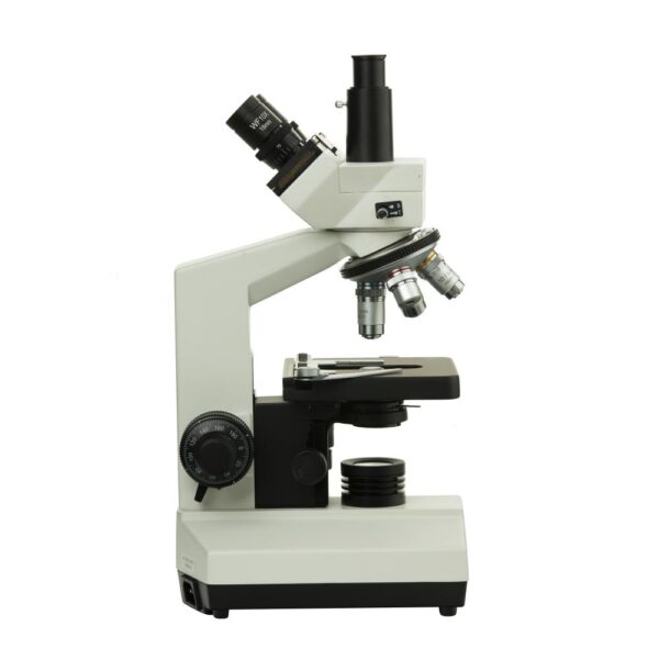 میکروسکوپ سه چشمی آزمایشگاهی زیتازی مدل TrinoView+ Z55T- هد 3 چشمی و کیف لوازم