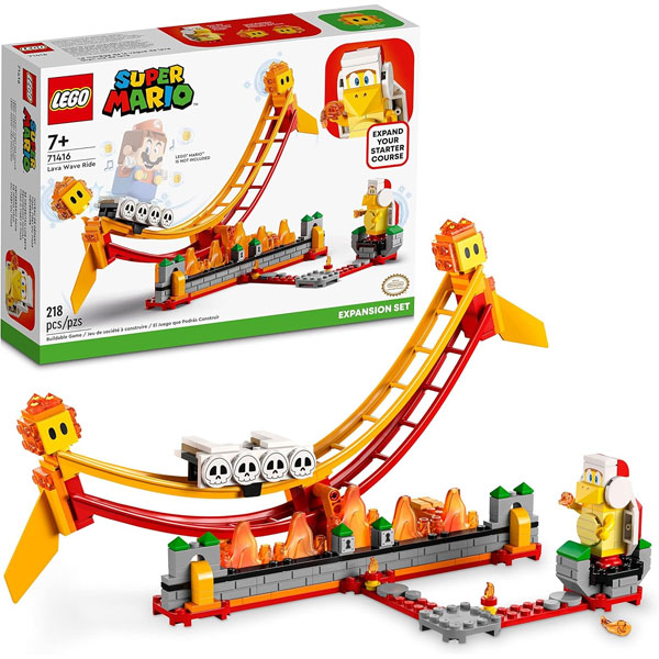 لگو سری سوپر ماریو مدل Lava Wave Ride Expansion Set کد 71416