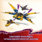 لگو سری نینجاگو مدل Ras and Arin's Super Storm Jet کد 71833