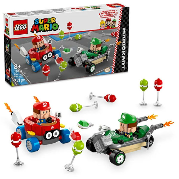 لگو سری سوپر ماریو مدل Baby Mario vs. Baby Luigi کد 72034