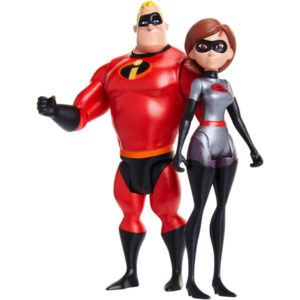 اکشن فیگورهای Elastigirl و Mr Incredible از مجموعه Incredibles 2