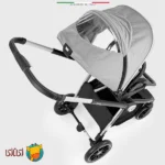 کالسکه تراول سیستم اله‌له مدل Lula رنگ مشکی طوسی