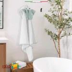 حوله کلاه‌دار نوزاد اله‌اله طرح خرگوش - رنگ نعناعی (90×90 سانتی‌متر)
