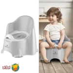 توالت قابل حمل اله اله برای آموزش دستشویی به کودک رنگ طوسی