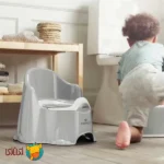 توالت قابل حمل اله اله برای آموزش دستشویی به کودک رنگ طوسی