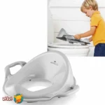 تبدیل توالت کودک تاشو و قابل حمل اله له رنگ خاکستری