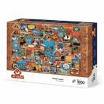 پازل 1500 تکه آرت پازل مدل World Traveler کد 5408