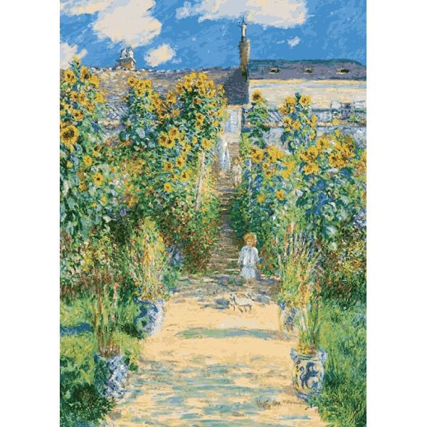 پازل 1000 تکه آرت پازل طرح The Artist's Garden