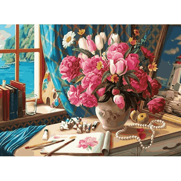 پازل 1500 تکه آرت پازل مدل The Scent of Art کد 5387