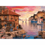 پازل 1500 تکه آرت پازل مدل Mediterranean Port کد 5374