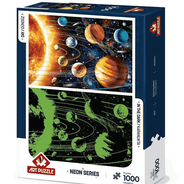 پازل نئونی 1000 تکه آرت پازل طرح Solar System