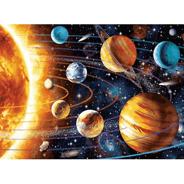 پازل نئونی 1000 تکه آرت پازل طرح Solar System