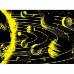 پازل نئونی 1000 تکه آرت پازل طرح Solar System