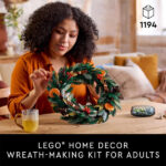 لگو سری آیکون مدل Wreath Botanicals کد 10340