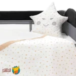 ست خواب ۶ تکه پارک خواب کودک اله‌له مدل Bonita رنگ کرم