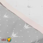 ست خواب ۶ تکه کودک اله‌له مدل Letto رنگ پودری (صورتی ملایم)