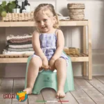 توالت قابل حمل اله اله برای آموزش دستشویی به کودک رنگ سبز