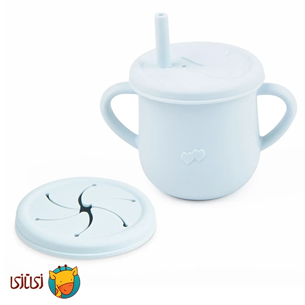 ست 5 تیکه غذاخوری سیلیکونی کودک jojobebek مدل 5-piece